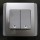 Schneider Neo 2G2W Vertical Switch -Grey (E3032V2_EBGS_G2)